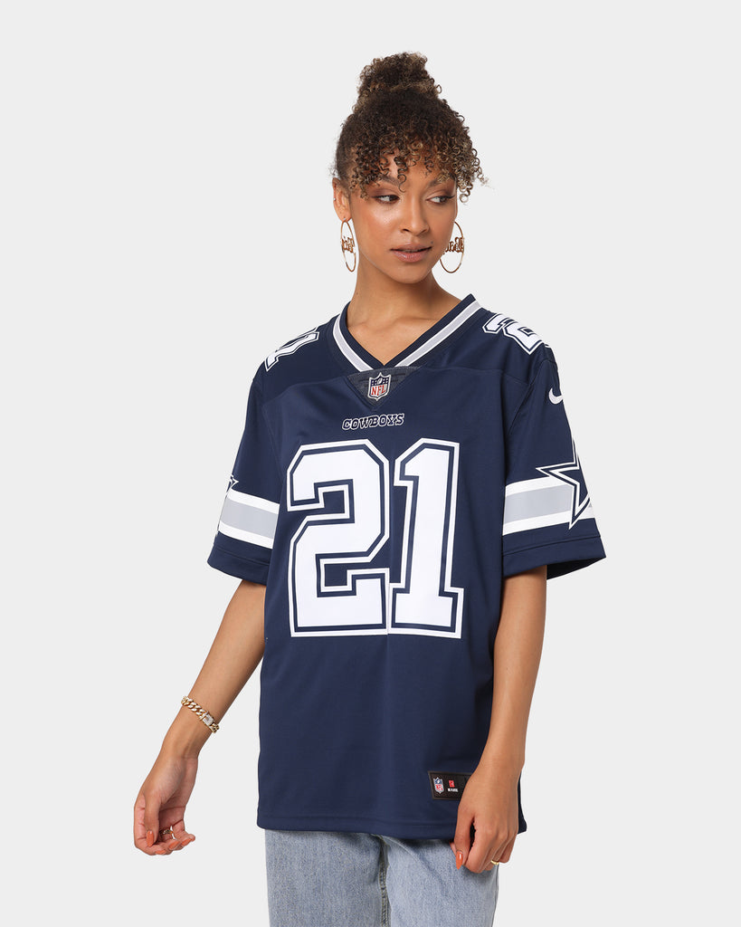 Blue Nike NFL Dallas Cowboys Elliott #21 Jersey