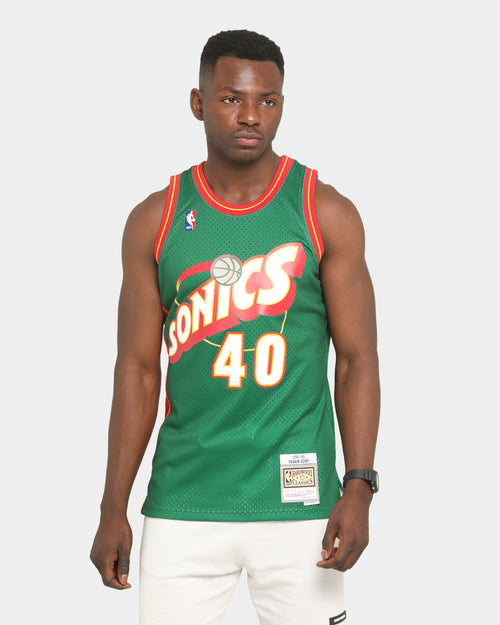 Mitchell & Ness Seattle Sonics Shawn Kemp '95-'96 #40 Swingman Jersey Green