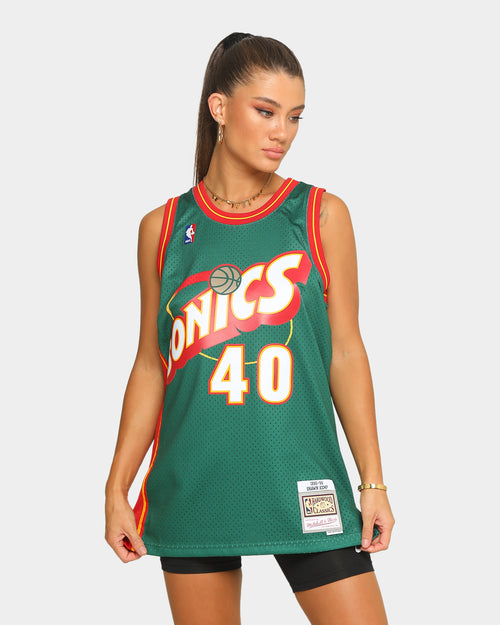 Mitchell & Ness Seattle Sonics Shawn Kemp '95-'96 #40 Swingman Jersey Green