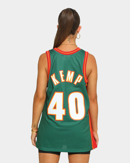 Mitchell & Ness Seattle Sonics Shawn Kemp '95-'96 #40 Swingman Jersey Green
