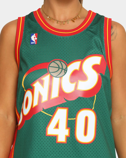 Mitchell & Ness Seattle Sonics Shawn Kemp '95-'96 #40 Swingman Jersey Green