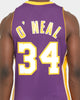Mitchell & Ness Los Angeles Lakers Shaquille O'Neal '99-'00 #34 Swingman Jersey Purple