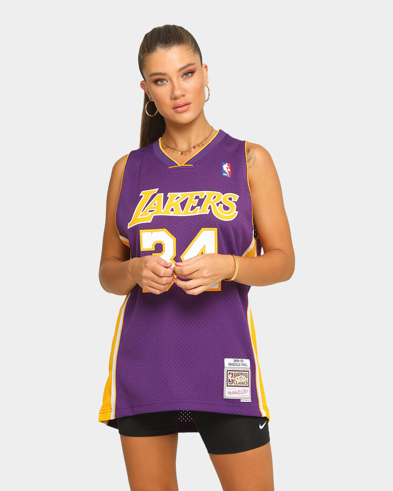 Mitchell & Ness Los Angeles Lakers Shaquille O'Neal '99-'00 #34 Swingman Jersey Purple