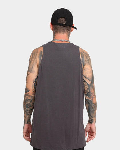 EN ES Service Tall Singlet Charcoal