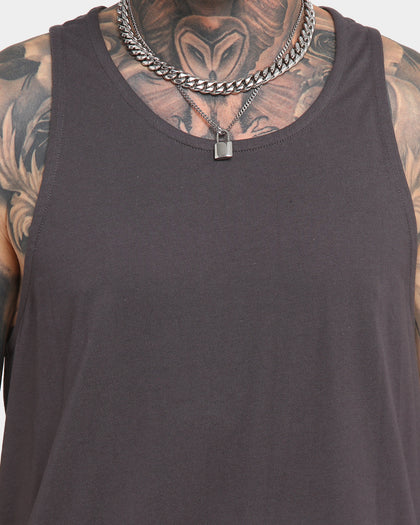 EN ES Service Tall Singlet Charcoal
