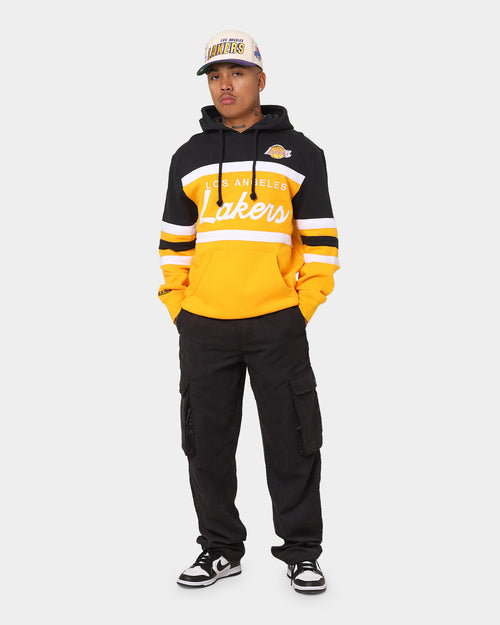 Mitchell & Ness Men's Los Angeles Lakers Head Coach Hoodie Black