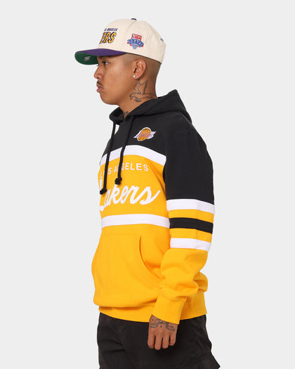 Mitchell & Ness Men's Los Angeles Lakers Head Coach Hoodie Black