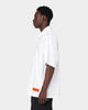 Heron Preston Boxy Fit Short Sleeve Button Up Shirt White