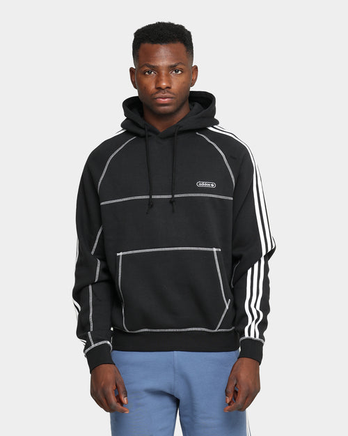 Adidas Contrast Stitch Hoodie Black