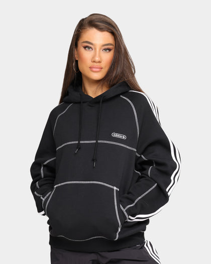 Adidas Contrast Stitch Hoodie Black