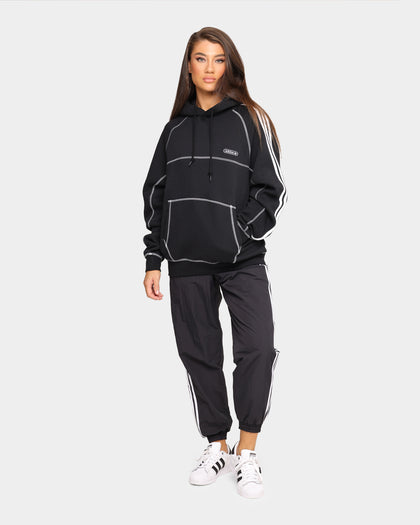 Adidas Contrast Stitch Hoodie Black