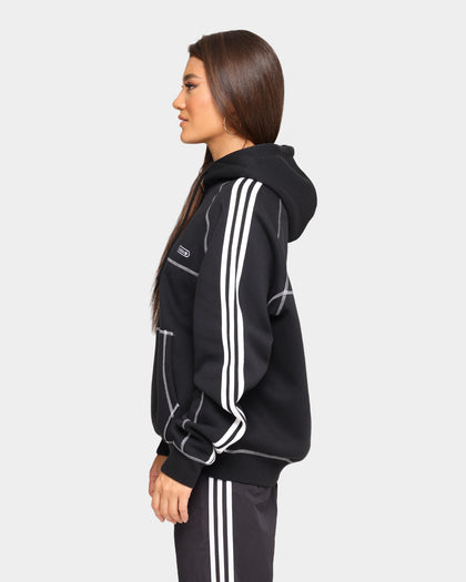 Adidas Contrast Stitch Hoodie Black