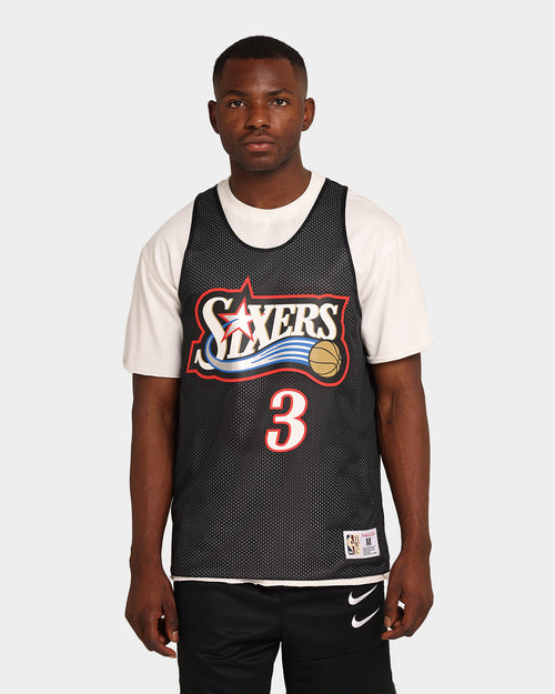 Mitchell & Ness Philadelphia 76ers REV Mesh Iverson #96 Tank Black