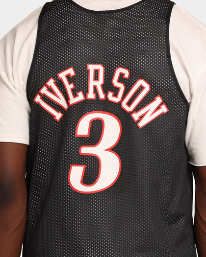 Mitchell & Ness Philadelphia 76ers REV Mesh Iverson #96 Tank Black