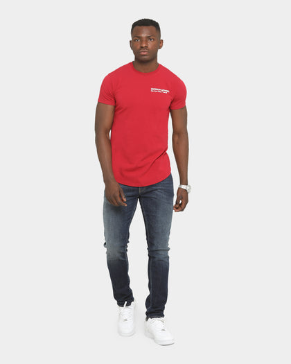 Emperor Apparel Inner City After Dark Short Sleeve T-Shirt Maroon