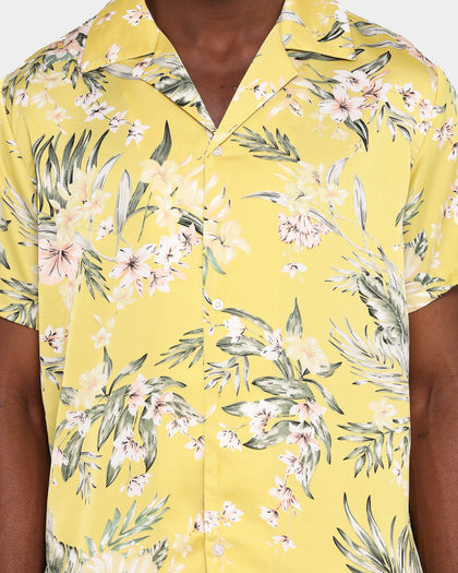Club Paradise Lounge Shirt Yellow
