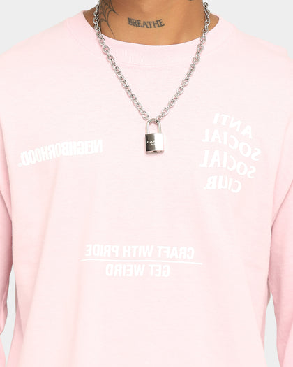 Anti Social Social Club AW05 Long Sleeve T-Shirt Pink