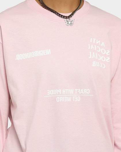 Anti Social Social Club AW05 Long Sleeve T-Shirt Pink