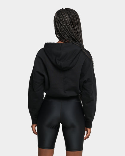 EN ES Women's Social Grace Cropped Hoodie Black