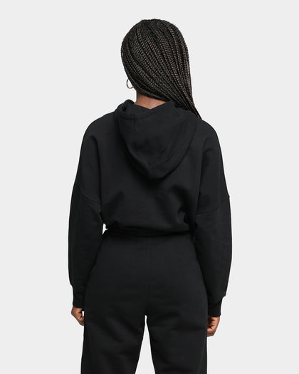 EN ES Women's Social Grace Cropped Hoodie Black