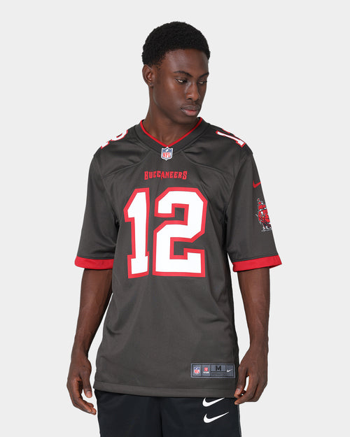 Nike Men's Tom Brady # 12 Tampa Bay Buccaneers NFL Game Jersey Deep Pewter