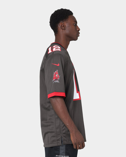 Nike Men's Tom Brady # 12 Tampa Bay Buccaneers NFL Game Jersey Deep Pewter