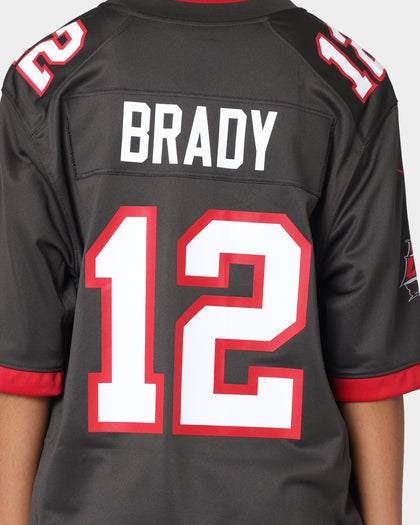 Nike Men's Tom Brady # 12 Tampa Bay Buccaneers NFL Game Jersey Deep Pewter
