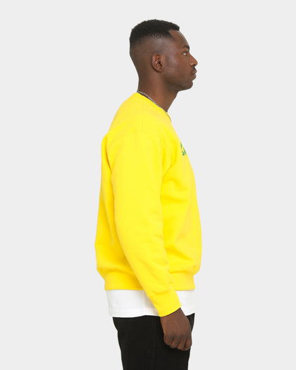 Supreme Futura Logo Crew Yellow
