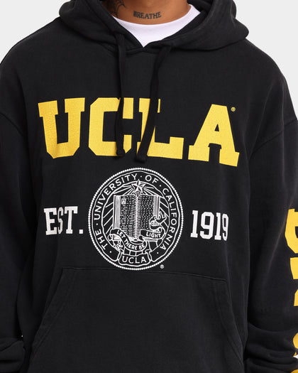 UCLA UCLA 1919 Shield Vintage Hoodie Washed Black