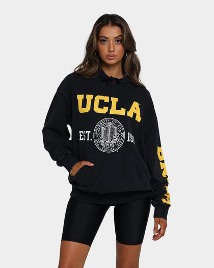 UCLA UCLA 1919 Shield Vintage Hoodie Washed Black