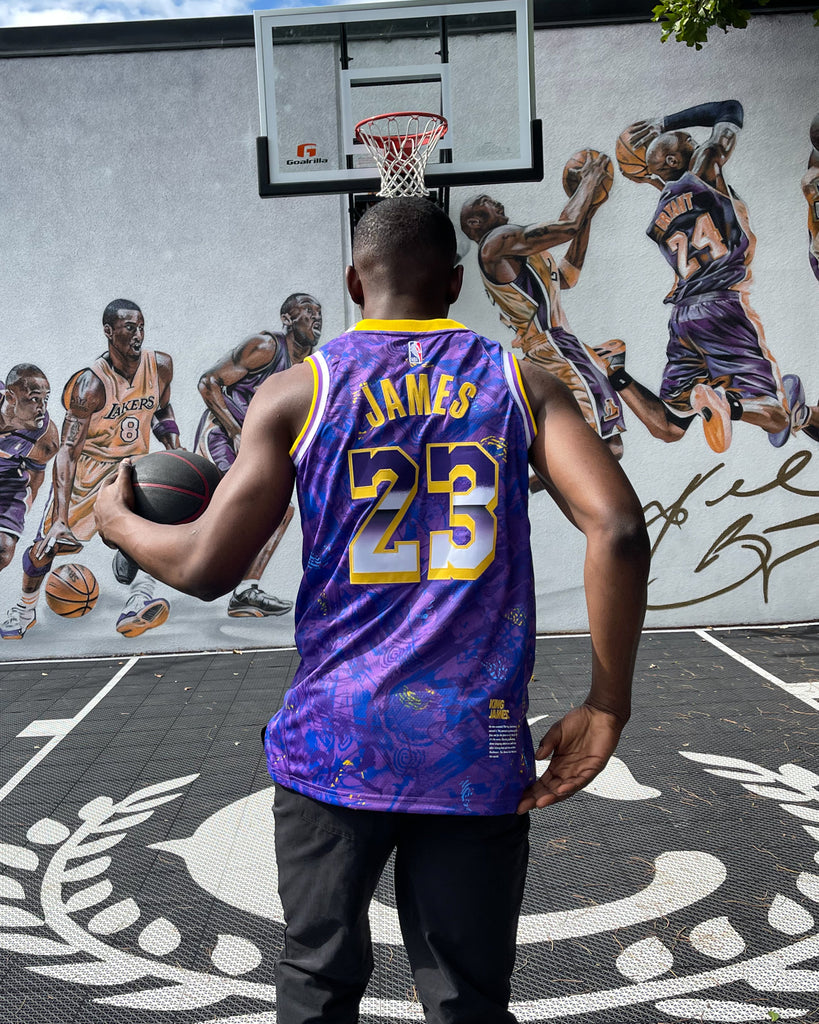 Los Angeles Lakers #23 LeBron James Purple Select Series MVP Swingman NBA  Jersey