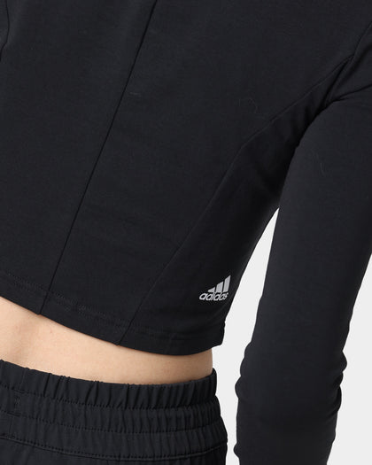 Adidas Women's Swarovski Long Sleeve T-Shirt Black