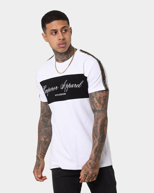 Emperor Apparel Nouveau Hustle Short Sleeve T-Shirt White/Black