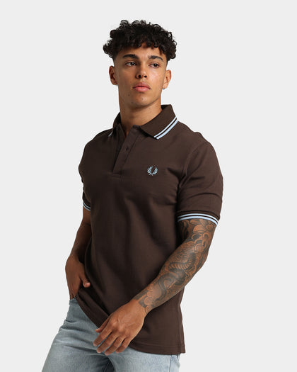 Fred Perry Twin Tipped Fred Perry Shirt Chocolate