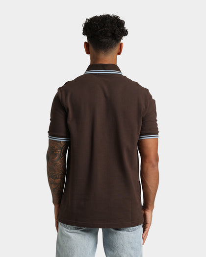 Fred Perry Twin Tipped Fred Perry Shirt Chocolate