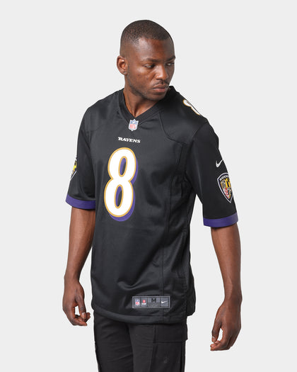 Nike Baltimore Ravens Lamar Jackson #8 Alternate NFL Jersey Black