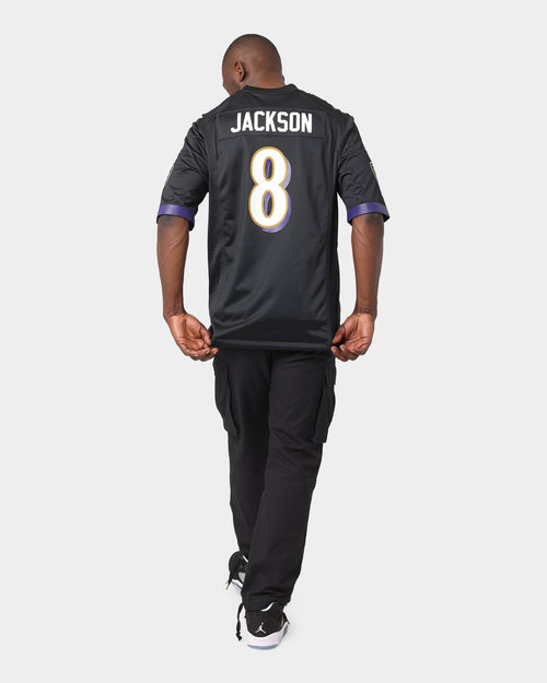 Nike Baltimore Ravens Lamar Jackson #8 Alternate NFL Jersey Black