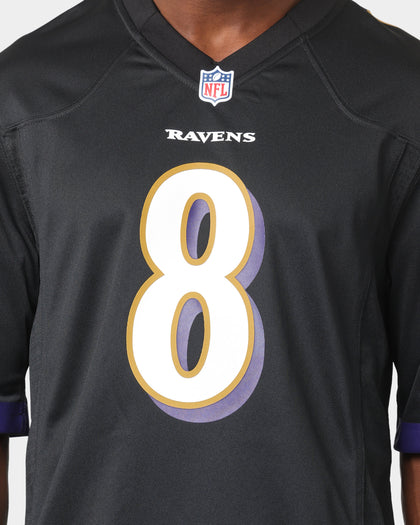 Nike Baltimore Ravens Lamar Jackson #8 Alternate NFL Jersey Black