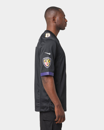 Nike Baltimore Ravens Lamar Jackson #8 Alternate NFL Jersey Black