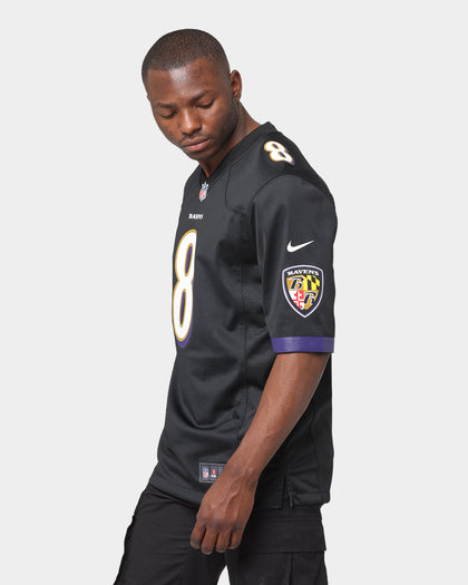 Nike Baltimore Ravens Lamar Jackson #8 Alternate NFL Jersey Black