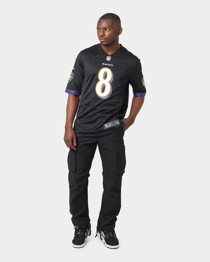 Nike Baltimore Ravens Lamar Jackson #8 Alternate NFL Jersey Black