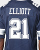 Nike Dallas Cowboys Ezekiel Elliott #21 Home NFL Jersey College Navy
