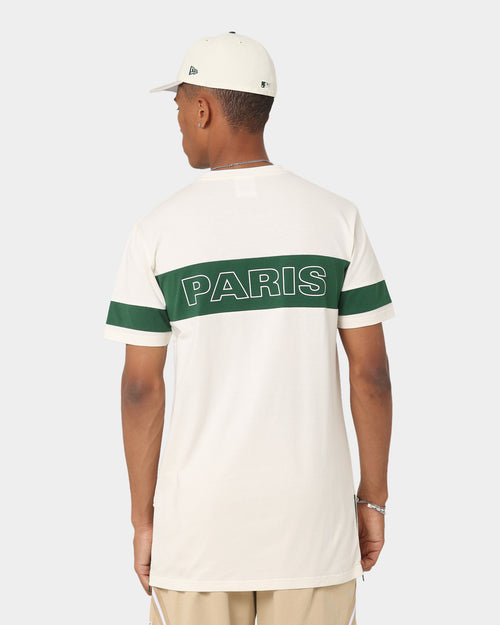 Carré Panneau T-Shirt Off White/Green