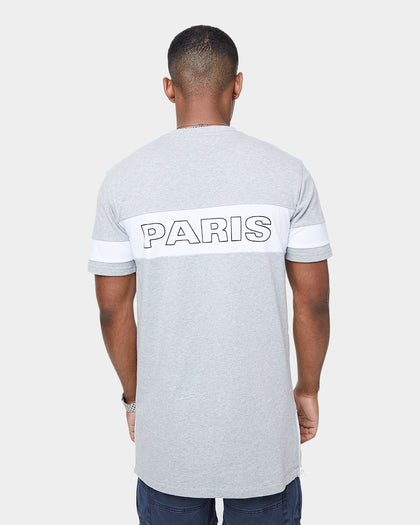 Carré Panneau Short Sleeve T-Shirt Grey Marle