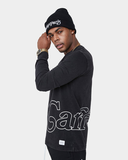 Carré Volle Classique Long Sleeve T-Shirt Washed Black