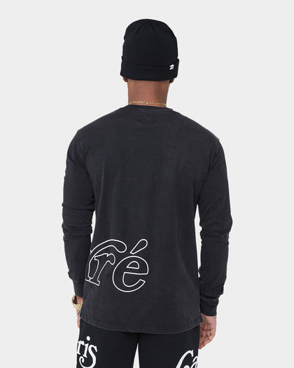 Carré Volle Classique Long Sleeve T-Shirt Washed Black