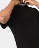 PYRA Jacquard Neck T-Shirt Black/White