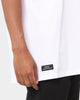 PYRA Jacquard Neck T-Shirt White/Black