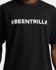 BEENTRILL Backwards Short Sleeve T-Shirt Black