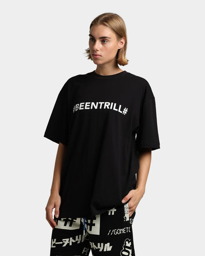 BEENTRILL Backwards Short Sleeve T-Shirt Black